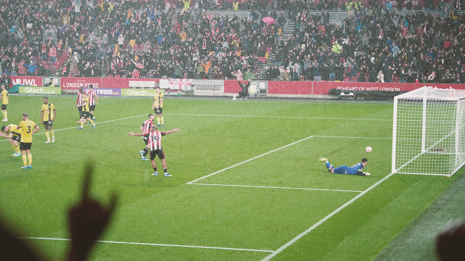 Joy and despair: Saman Ghoddos’s spectacular strike puts the gloss on the Bees’ first home win of the season